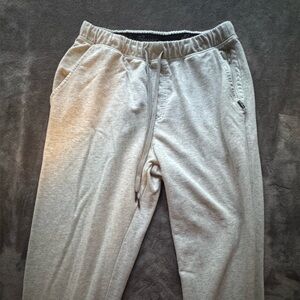Eddie Bauer Light Gray Drawstring Joggers